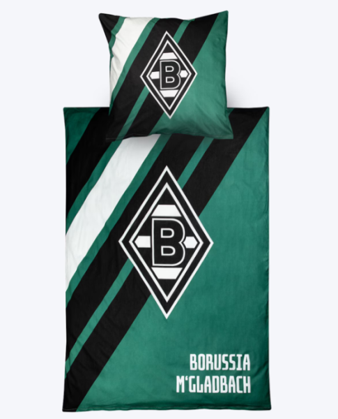 Borussia Mönchengladbach - Bettwäsche "Block Stripes"